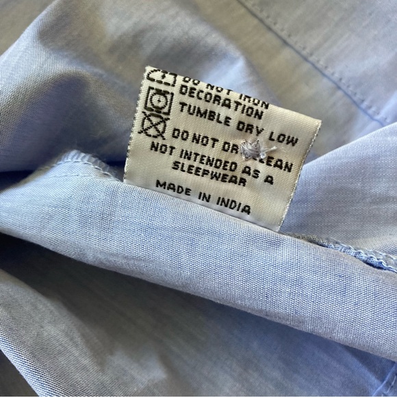 NWT Sophie Catalou Chambray Cotton Dress Sz 7-8 4th of July Patriotic Blue - Picture 6 of 8